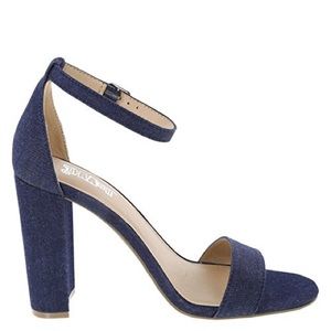 Denim scrappy heel NEW